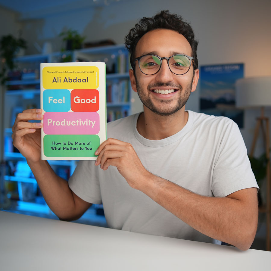 Ali Abdaal Feel Good Productivity Author